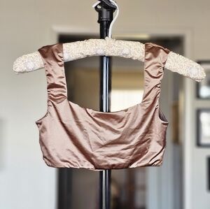 SKIMS Satin Square Neck Bralette